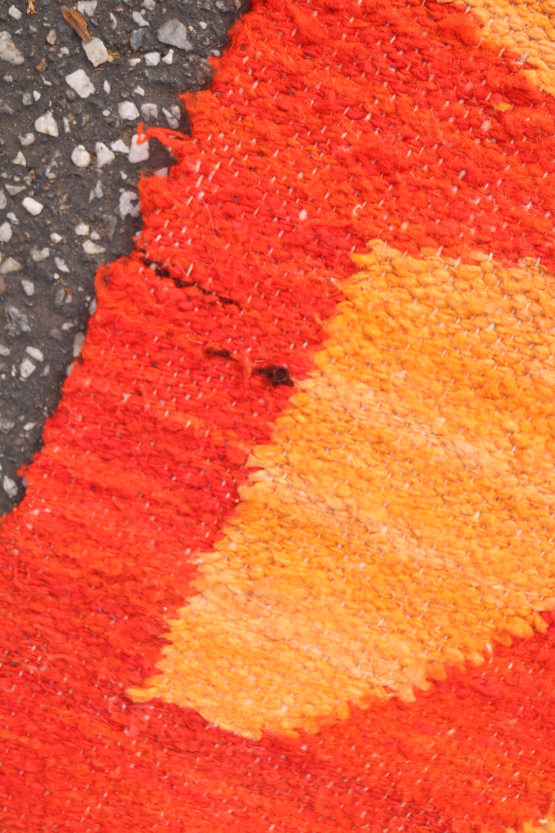 Vintage Handmade Wool Rug