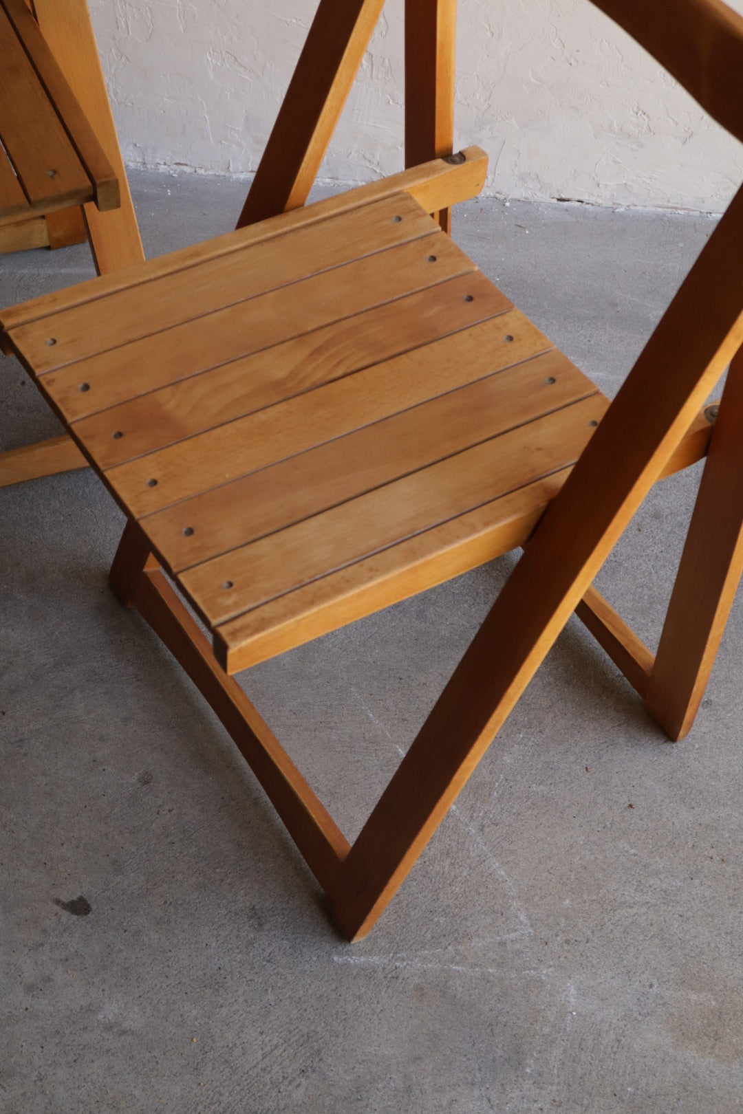 Pair of Aldo Jacober Folding Chairs