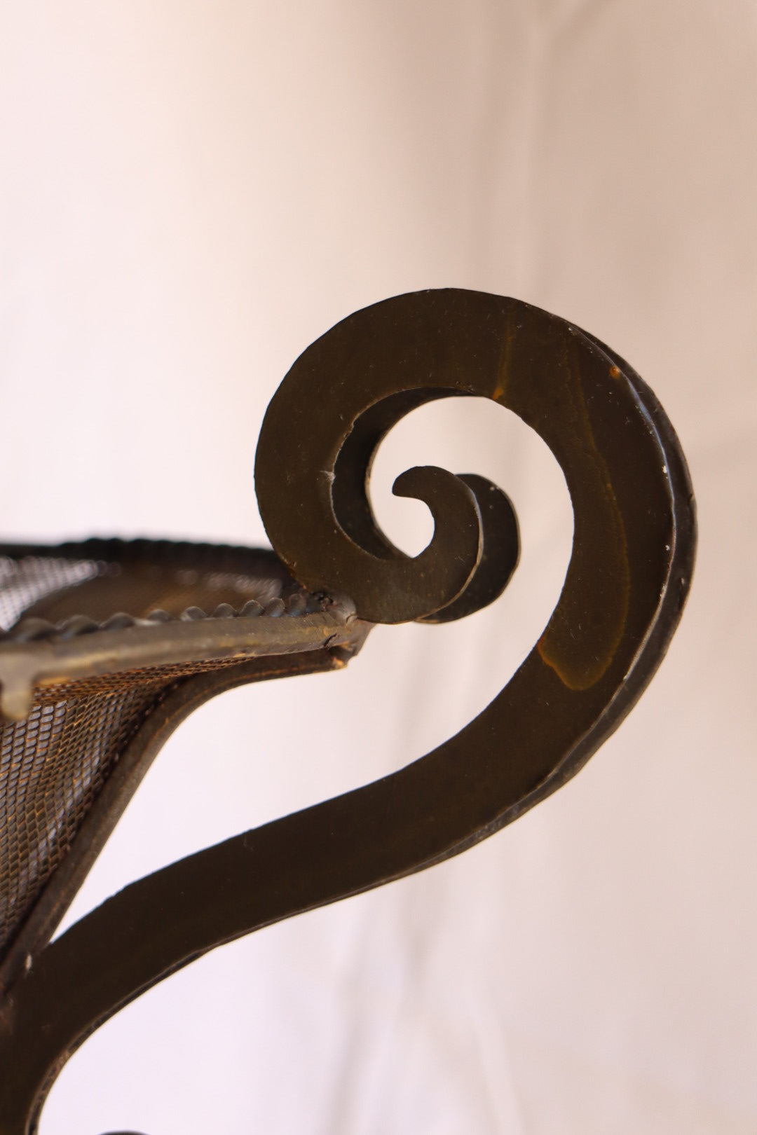 Metal Pedestal Bowl