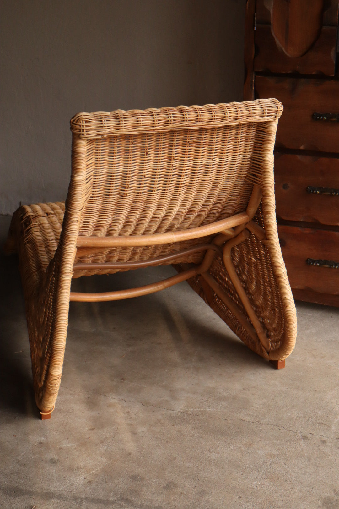 Rattan Chaise Lounge
