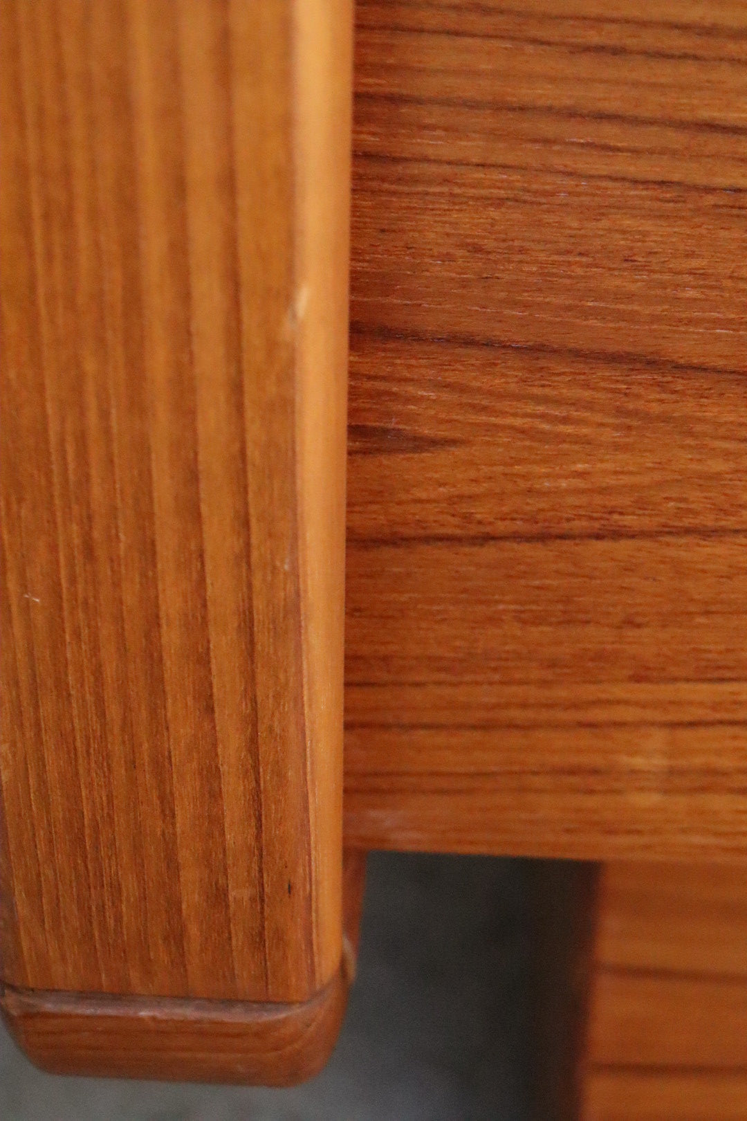 Danish Modern Teak Cal King Platform Bed Frame