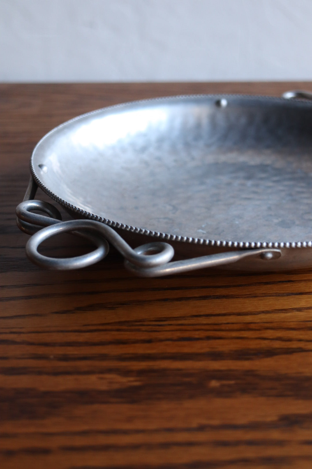 Hammered Aluminum Dish