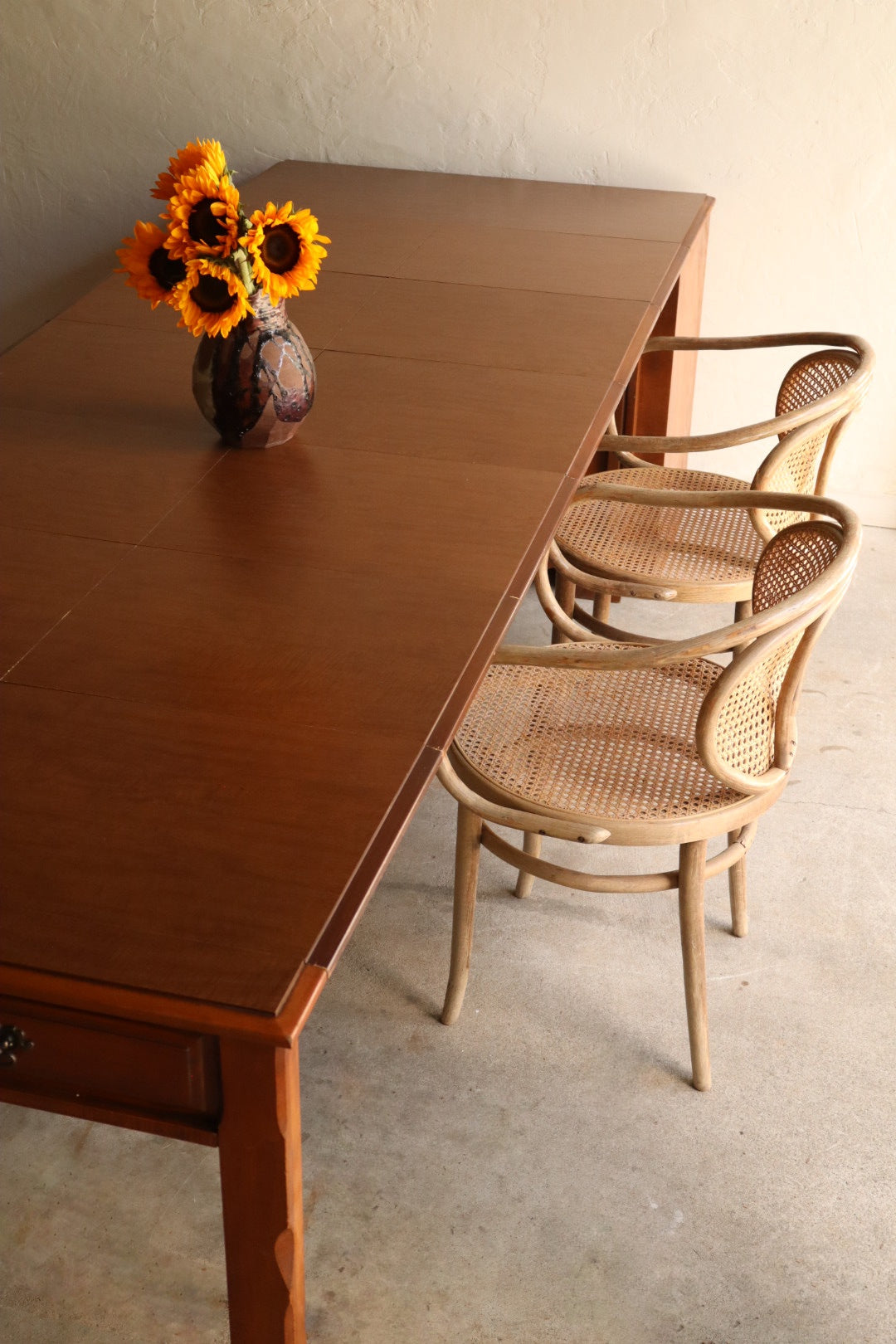 1970s Cabinet with Expanding Table