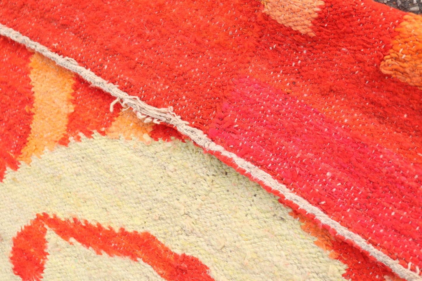 Vintage Handmade Wool Rug