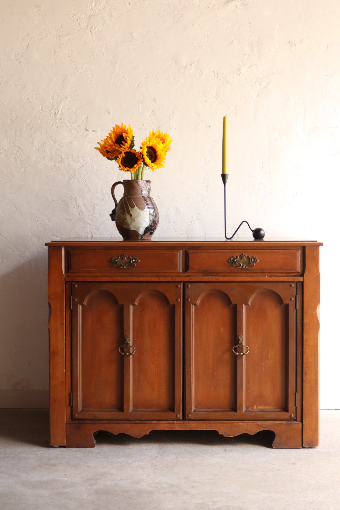 1970s Cabinet with Expanding Table