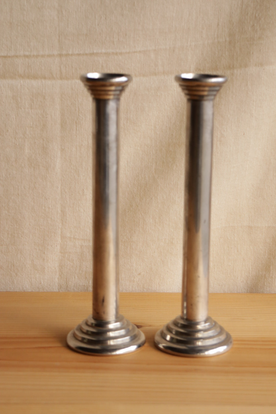 Silver Candle Holders