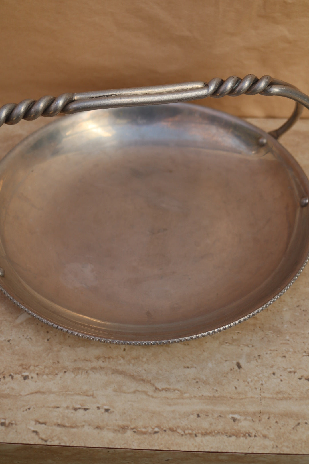 Vintage Aluminum Dish