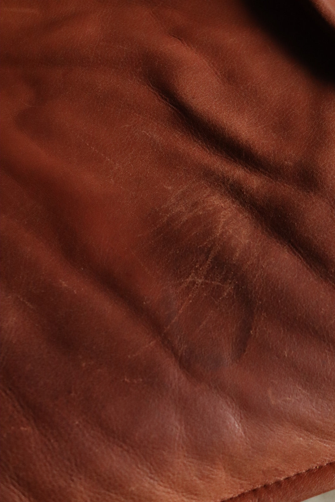 Cognac Leather Loveseat