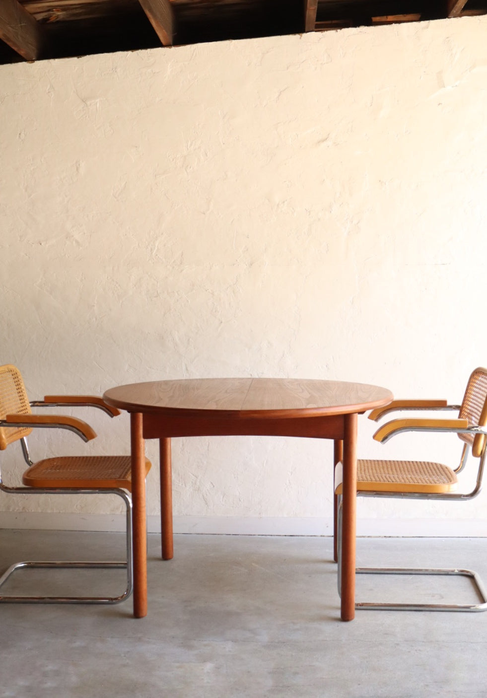 Danish Teak Expanding Dining Table
