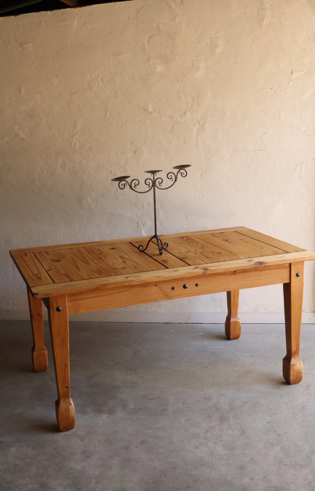 Rustic Pine Dining Table