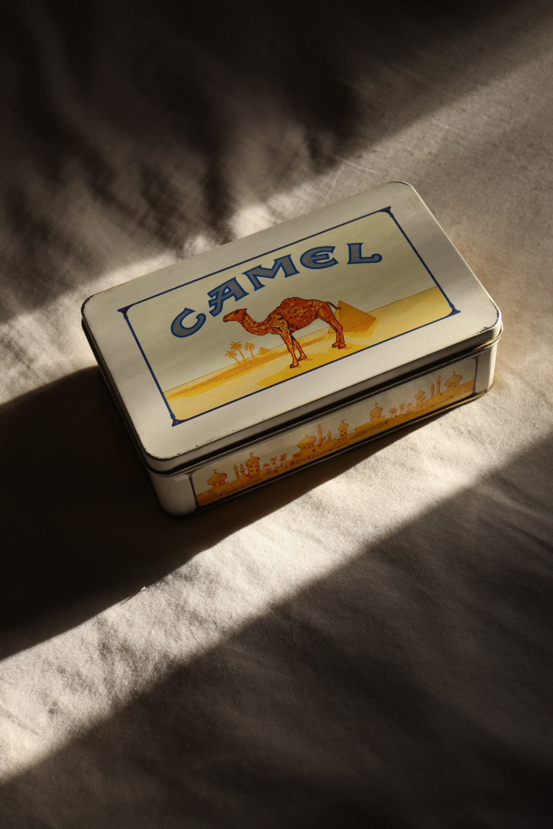 Vintage Camel Tin Box with Matches