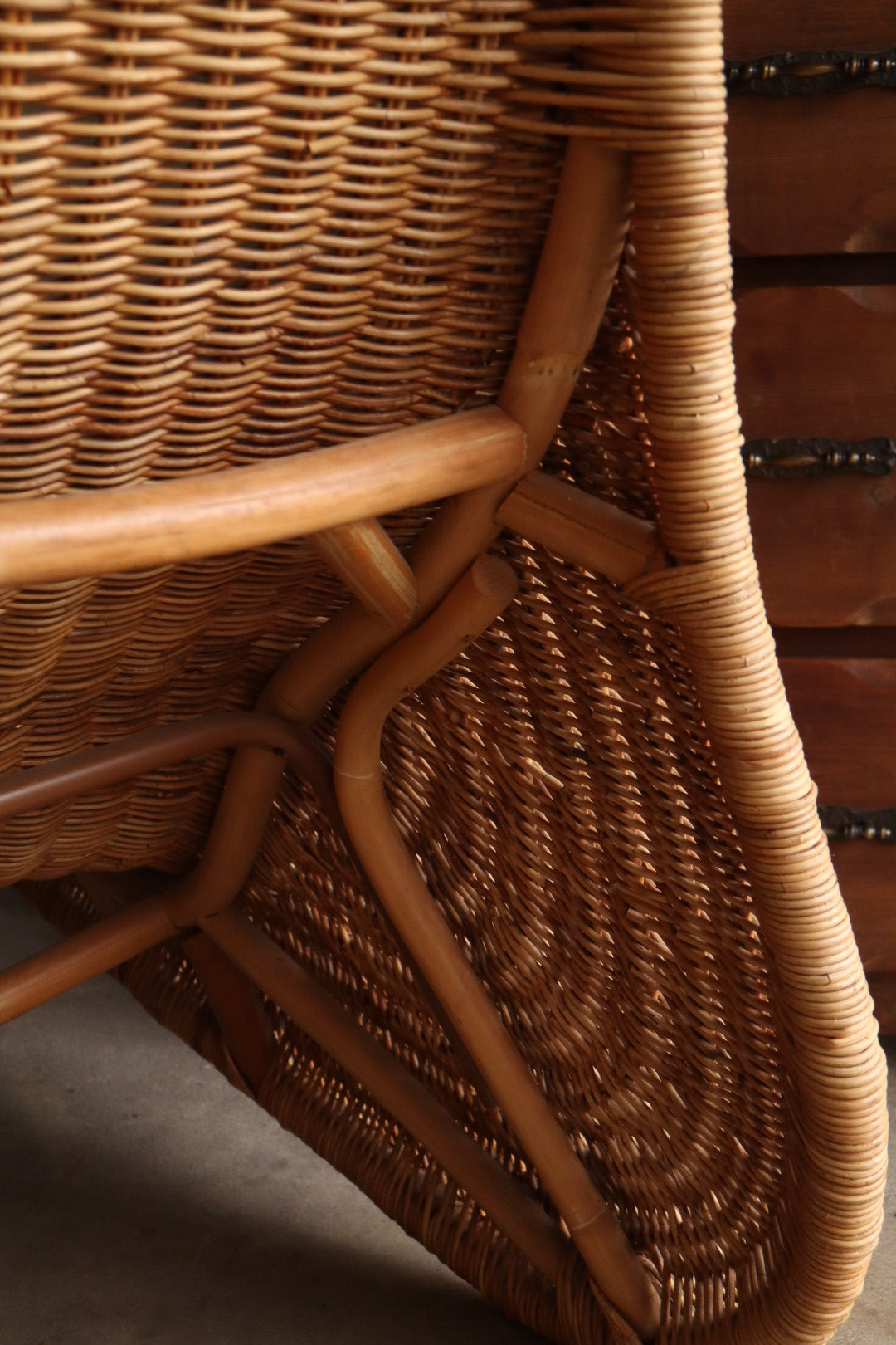 Rattan Chaise Lounge
