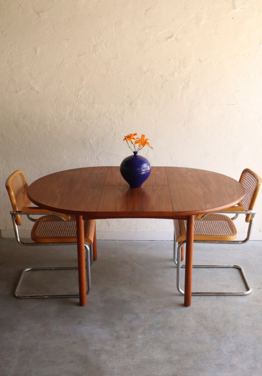 Danish Teak Expanding Dining Table