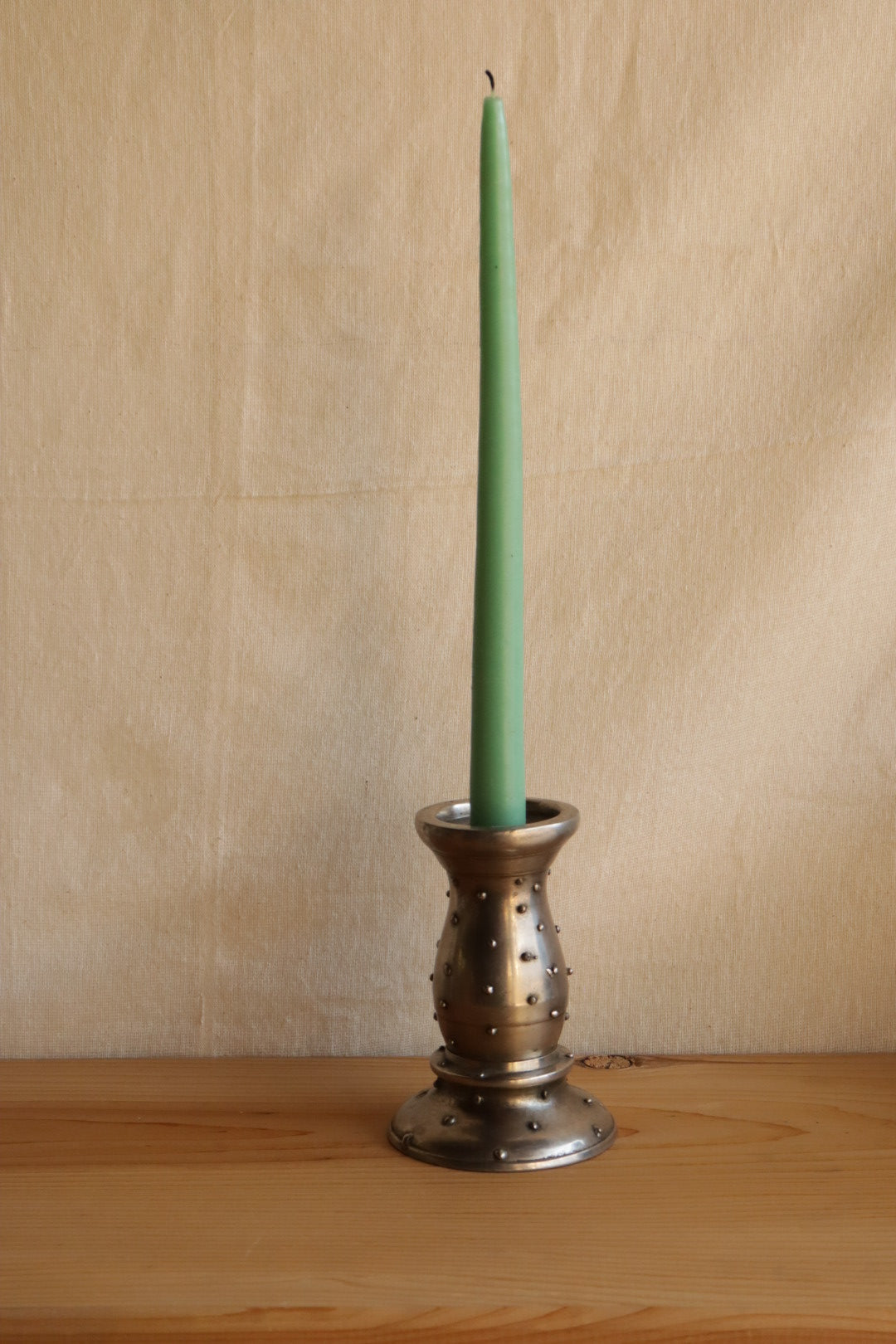Silver Single Candle Holder