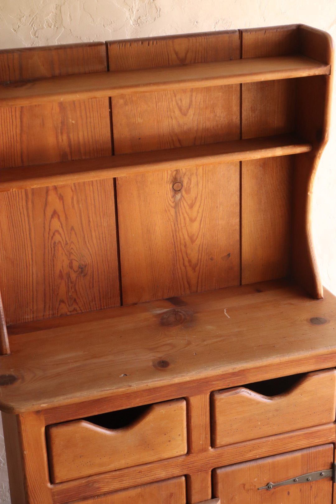 Rustic Pine Hutch