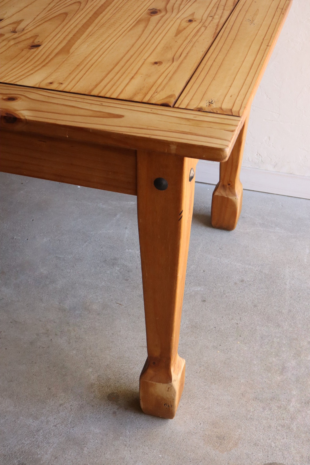 Rustic Pine Dining Table