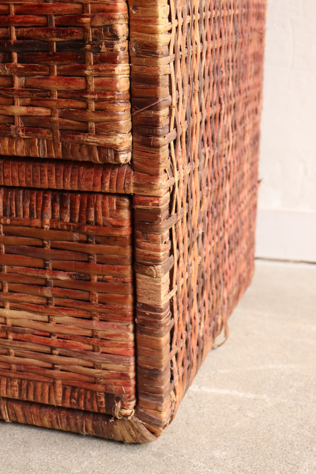 Vintage Rattan Dresser