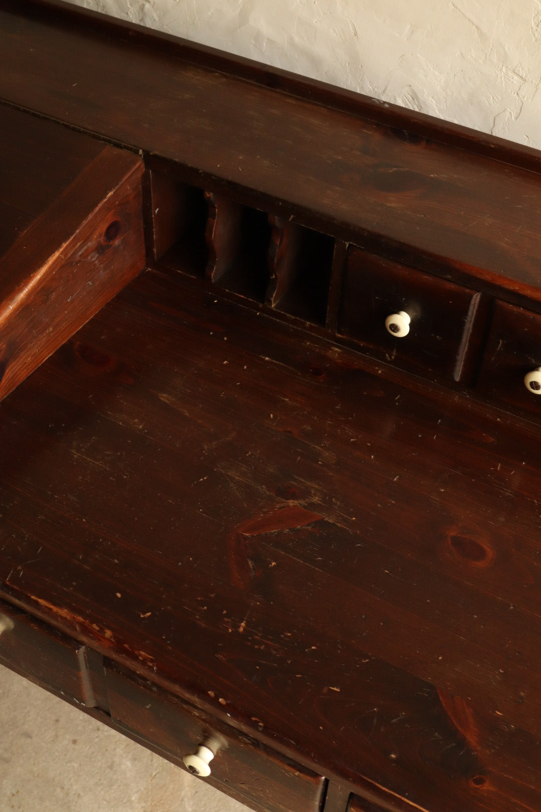 Solid Pine Trestle Desk