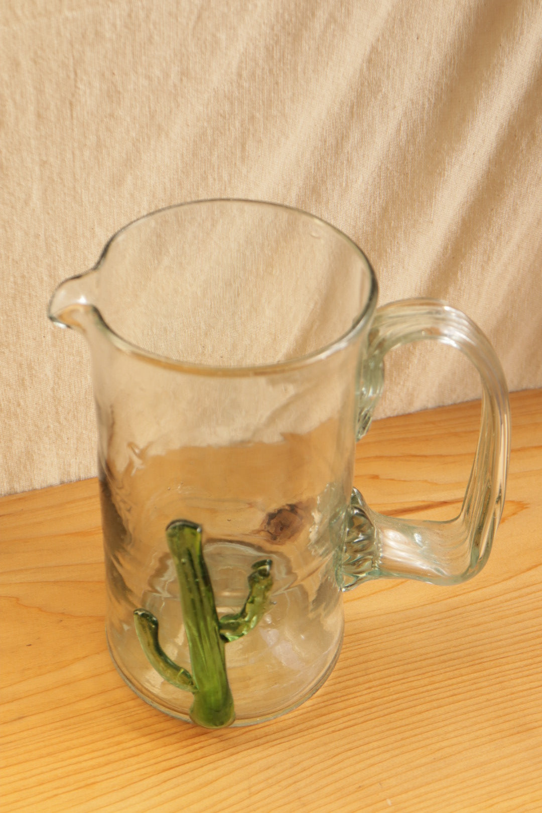 Hand Blown Glass Pitcher