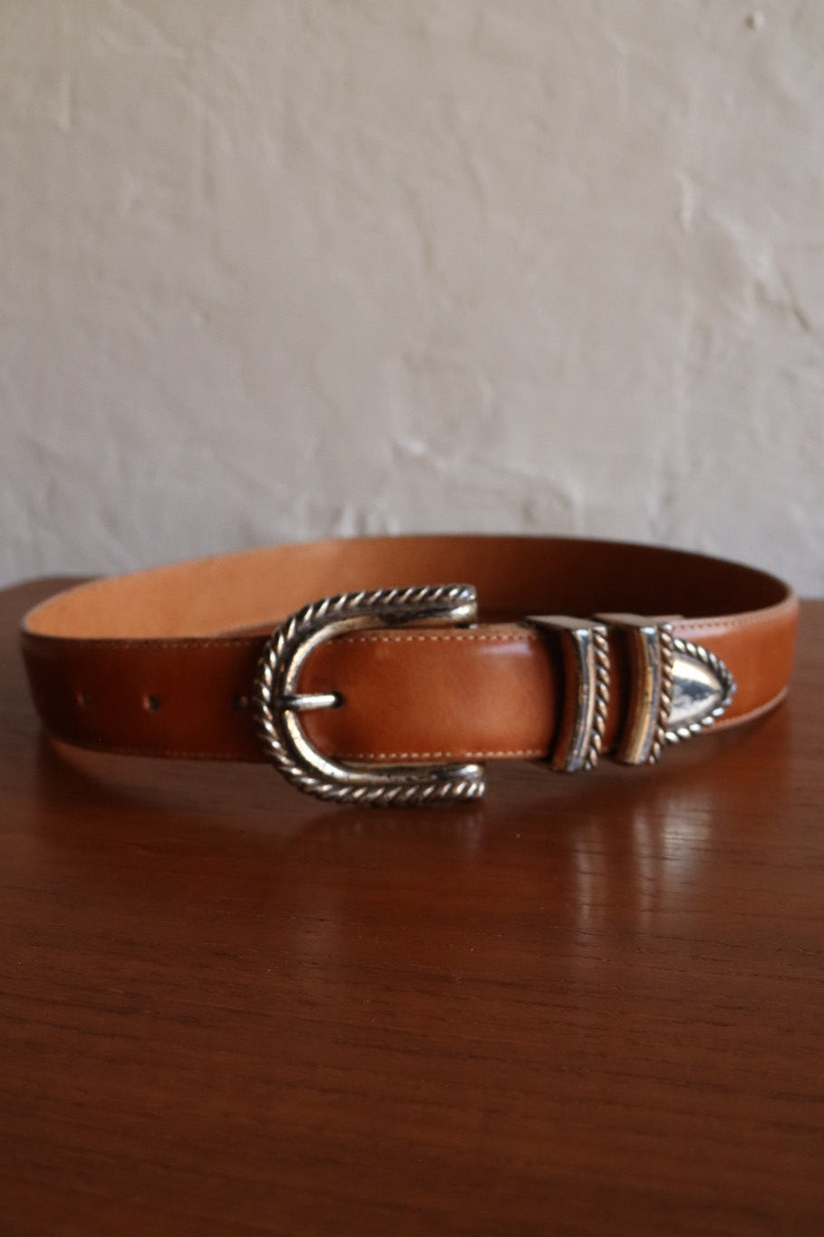 Cognac Leather Belt