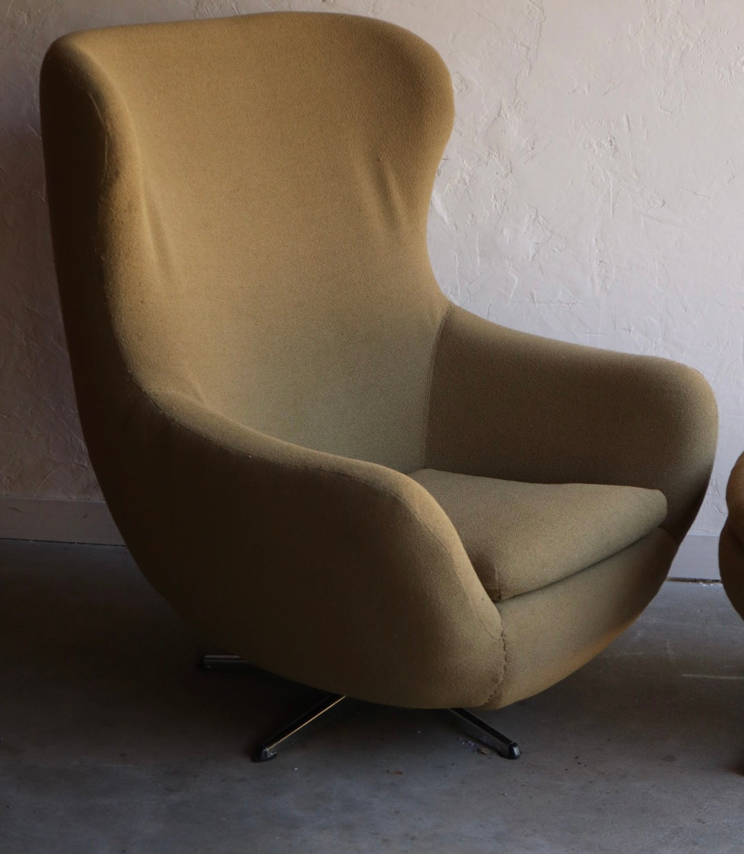 Vintage Egg Chair and Ottoman