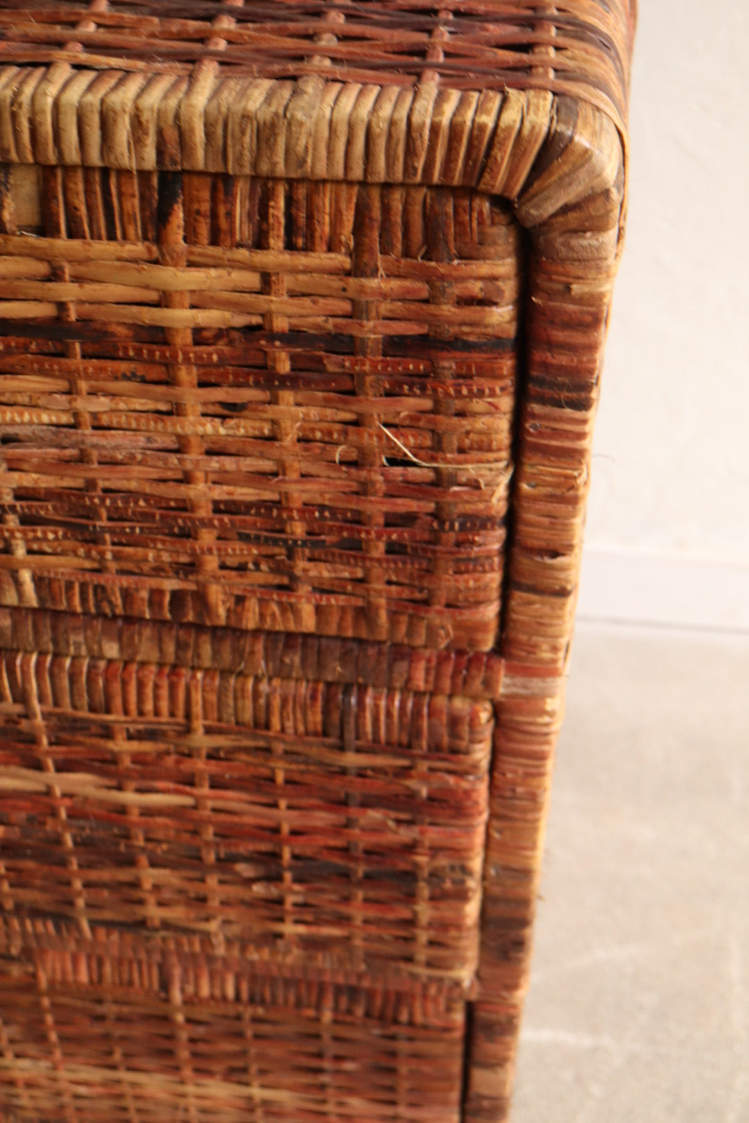 Vintage Rattan Dresser