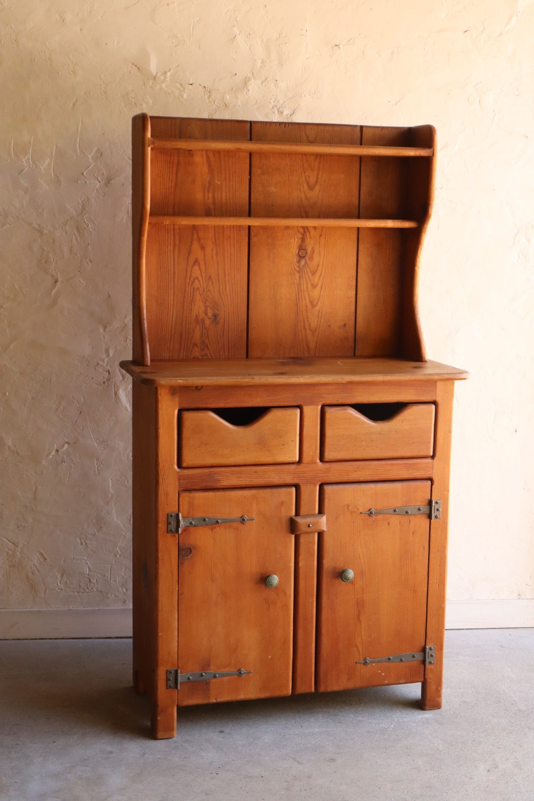Rustic Pine Hutch