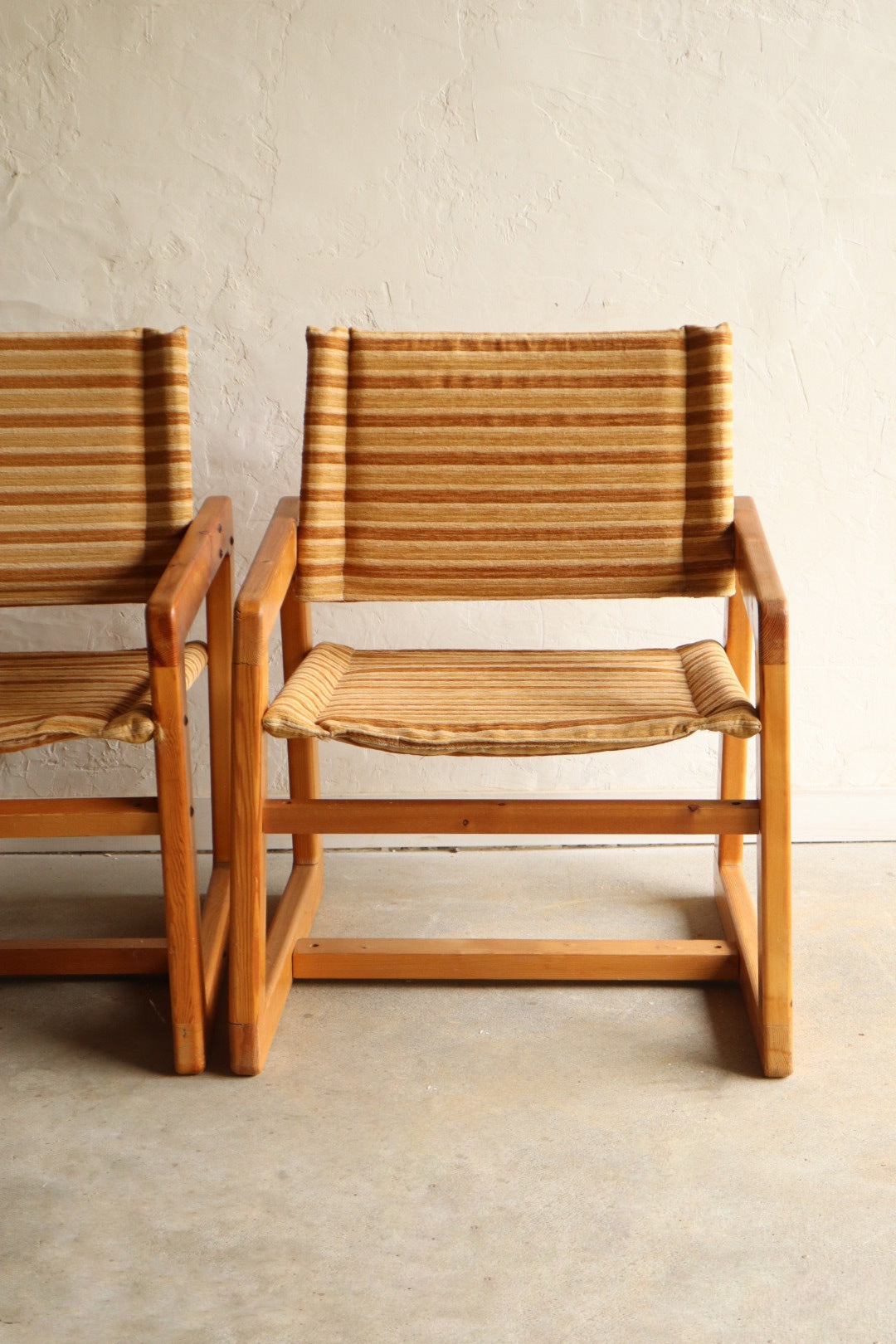 1970s Pine Armchairs
