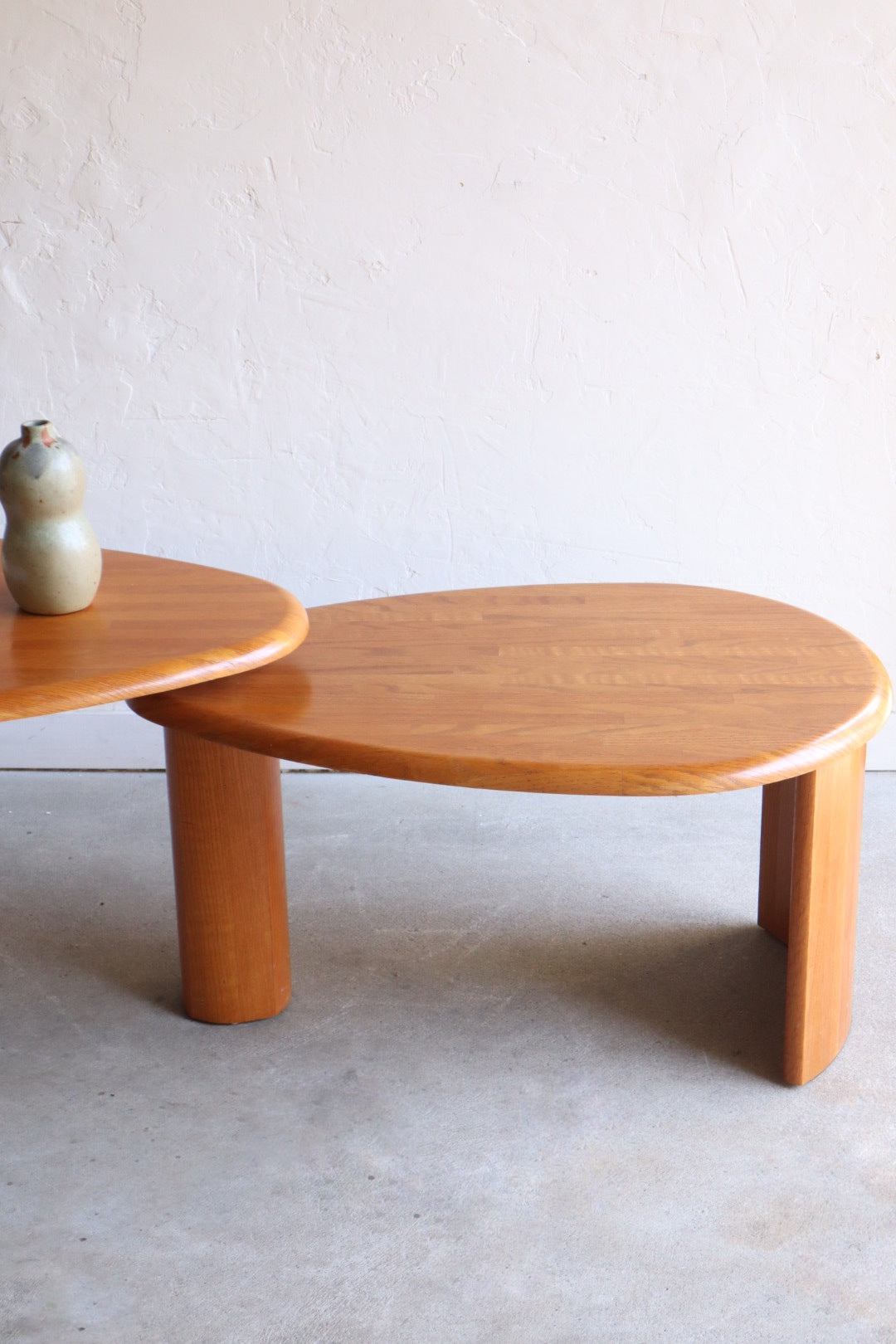 2 Tier Oak Coffee Table