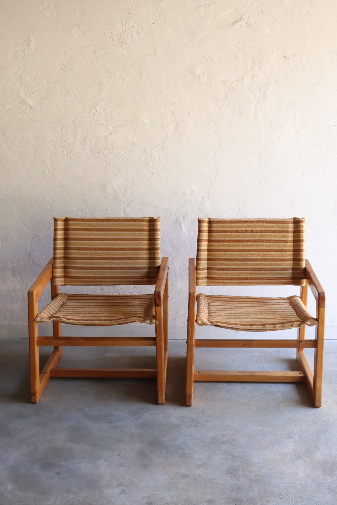 1970s Pine Armchairs