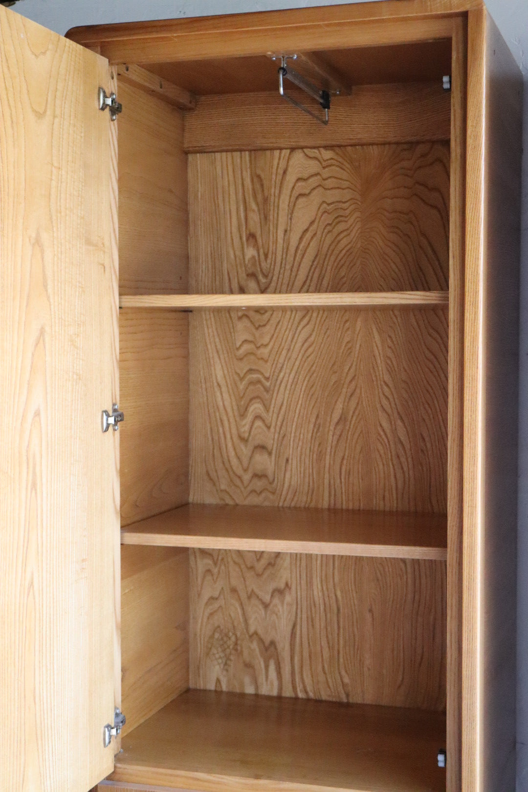 Pair of Burl Wardrobes