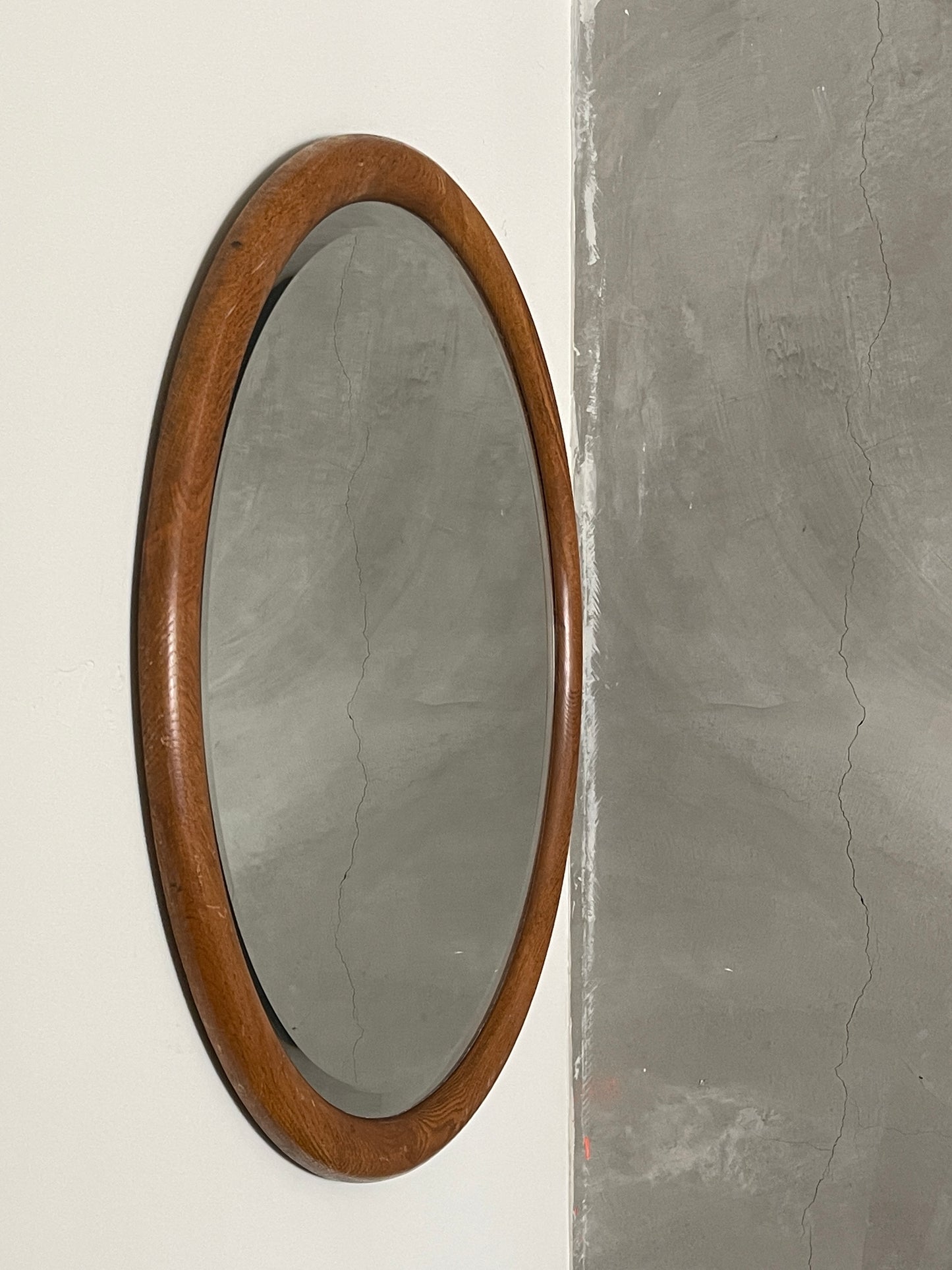 Vintage circular mirror