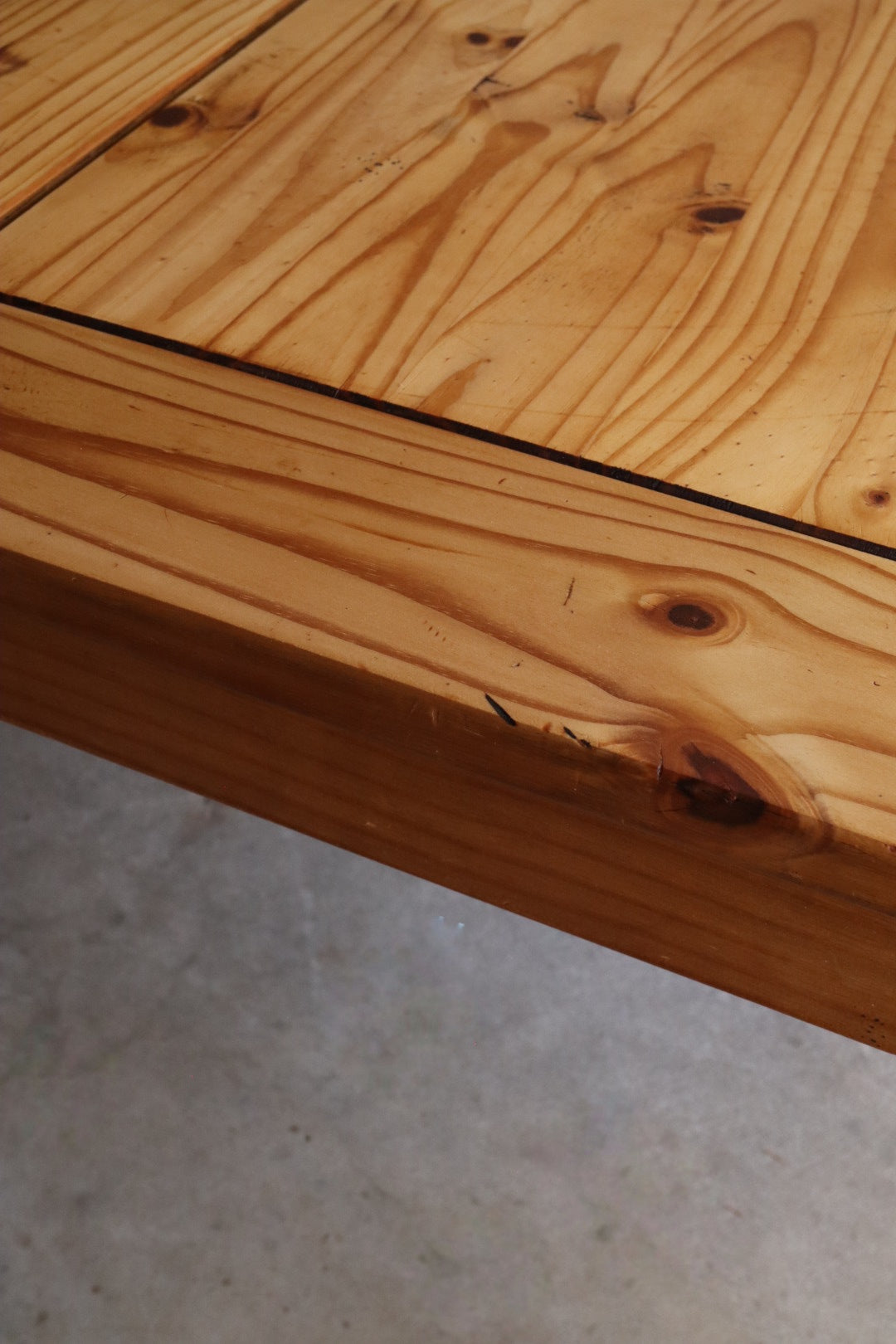 Rustic Pine Dining Table