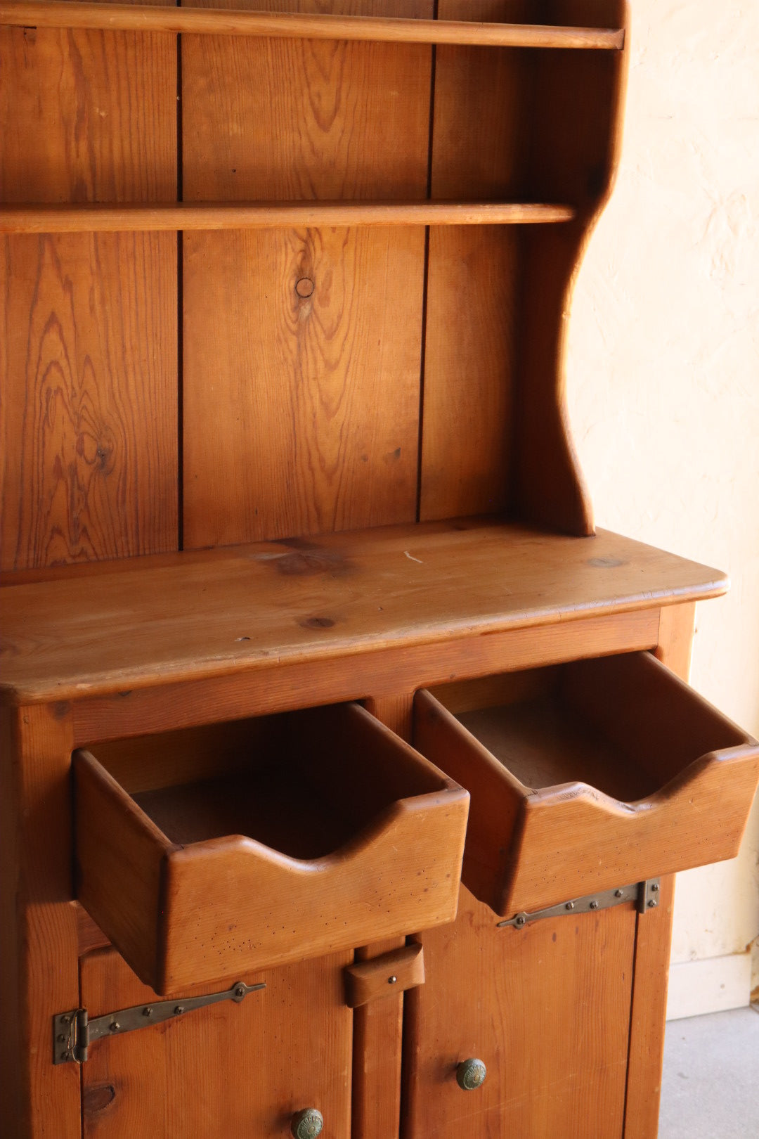Rustic Pine Hutch