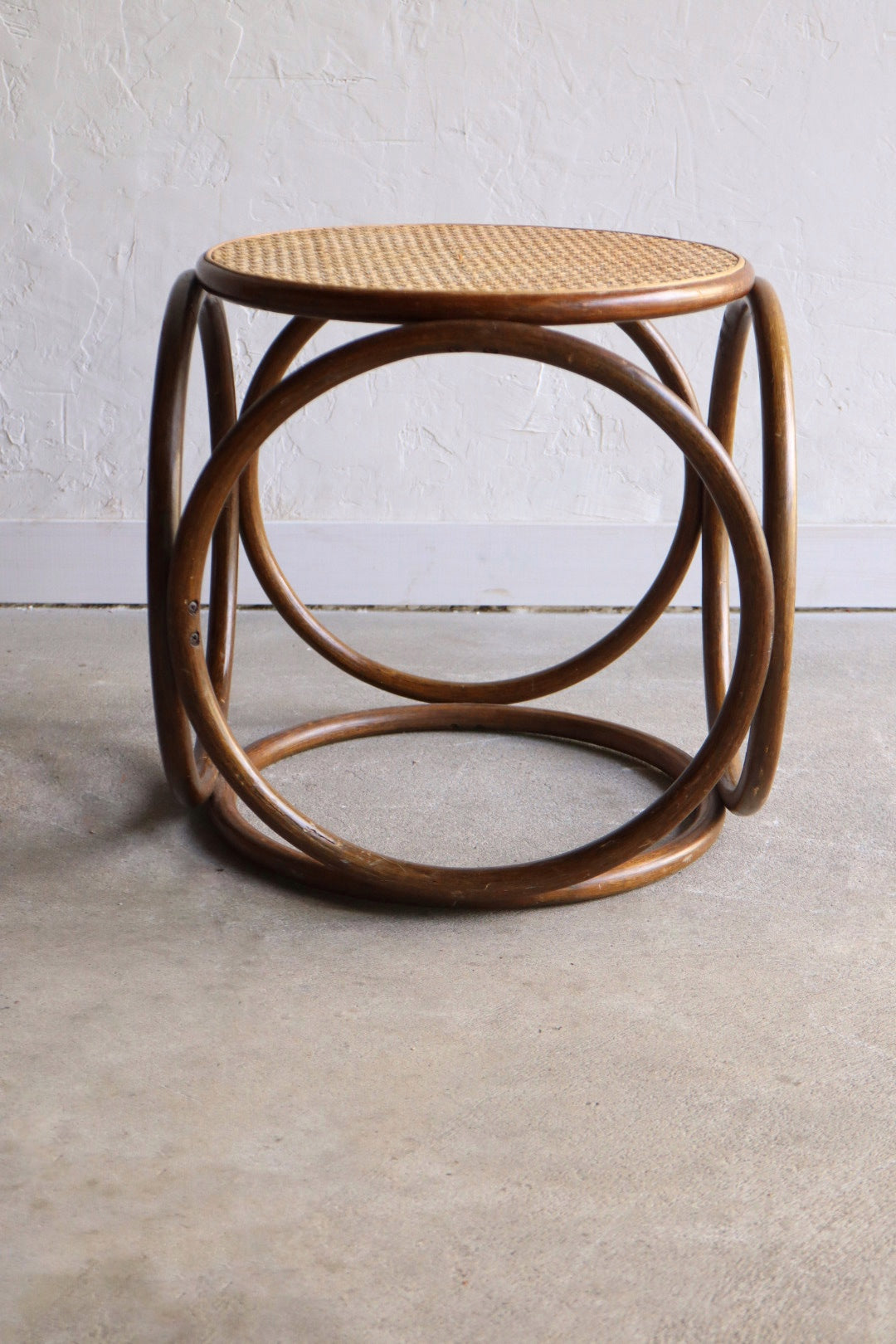Thonet Style Cane Stool