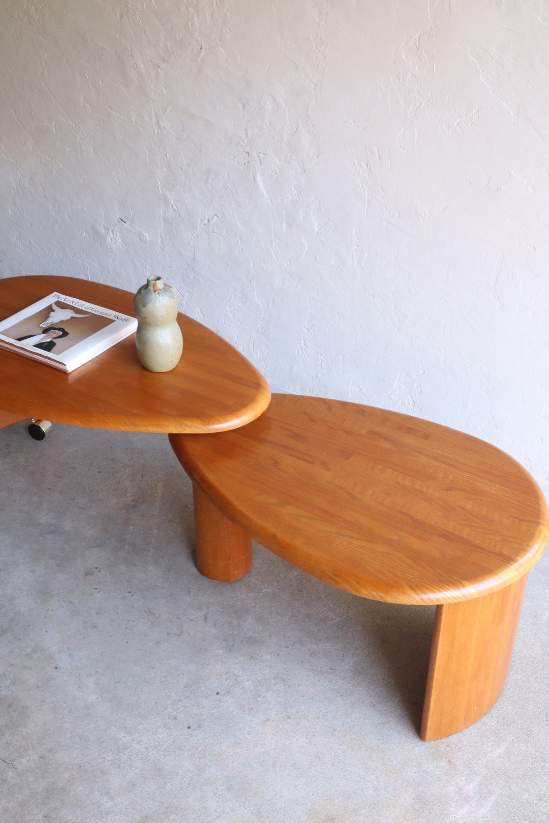 2 Tier Oak Coffee Table