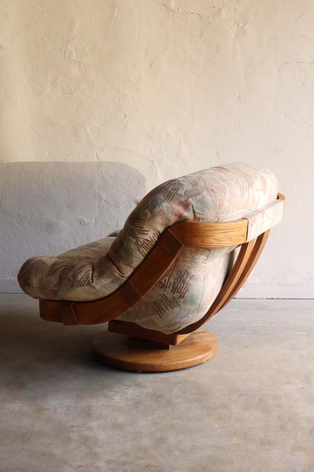 70s/80s Oak Lounge Chair