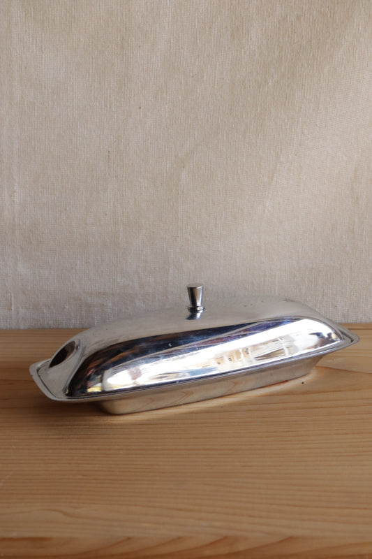 Silver Butter Dish