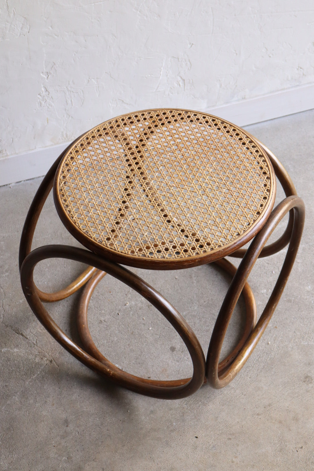 Thonet Style Cane Stool