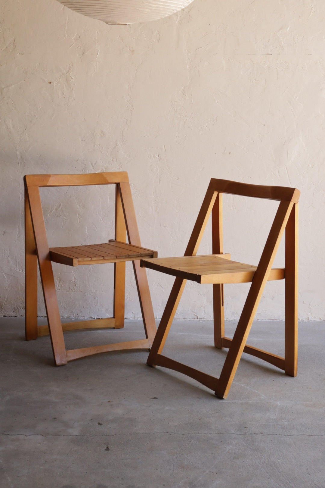 Pair of Aldo Jacober Folding Chairs