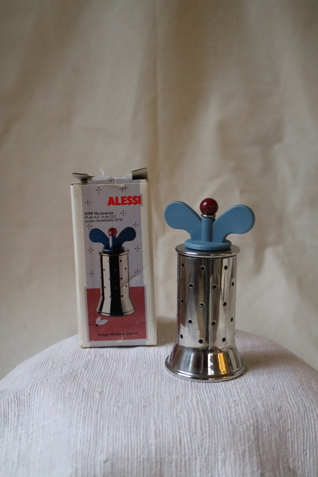 Postmodern Alessi Peppermill by Michael Graves