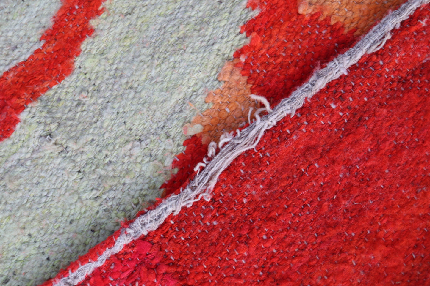 Vintage Handmade Wool Rug