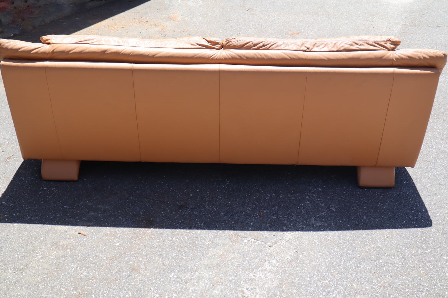 Postmodern Leather Sofa