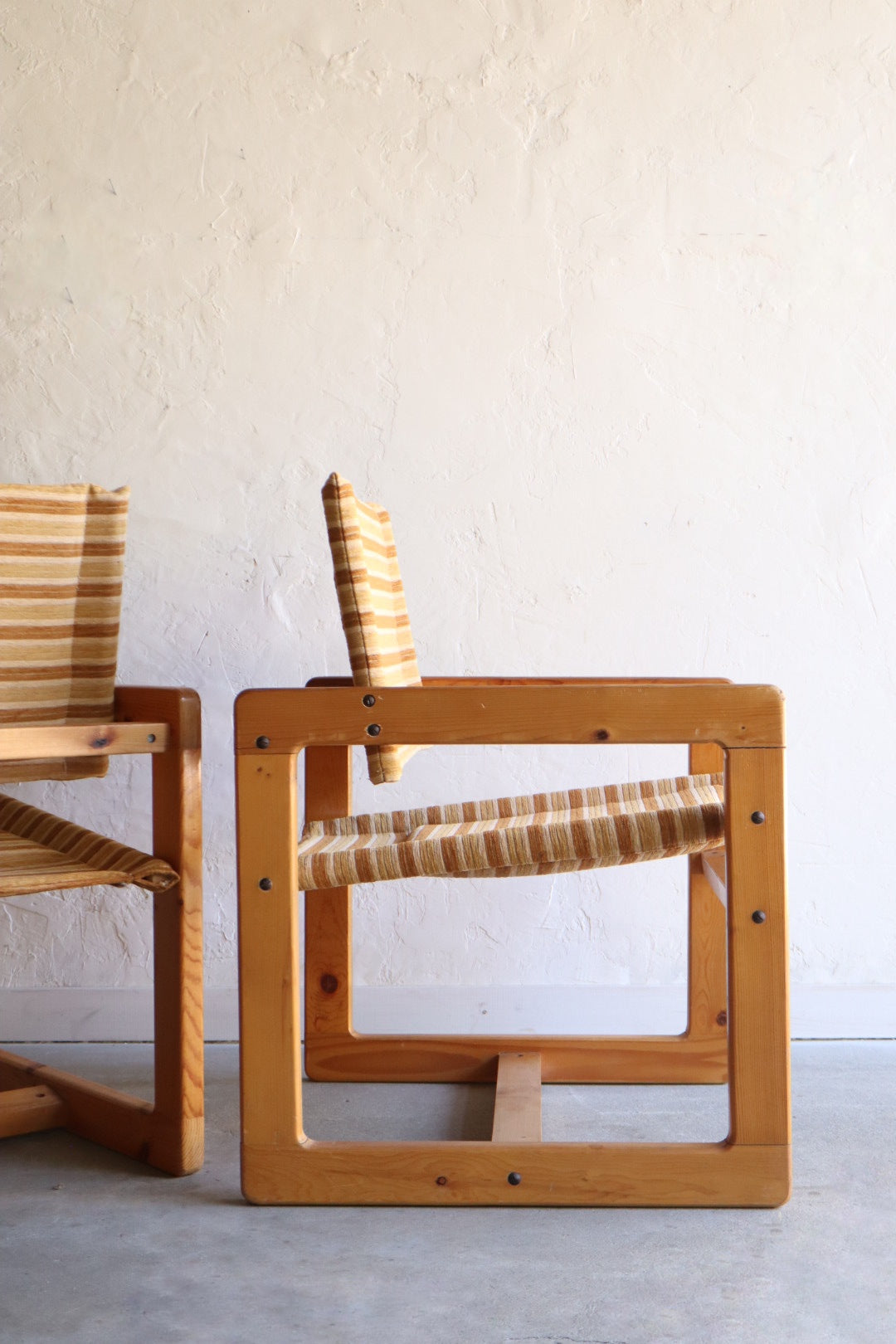 1970s Pine Armchairs