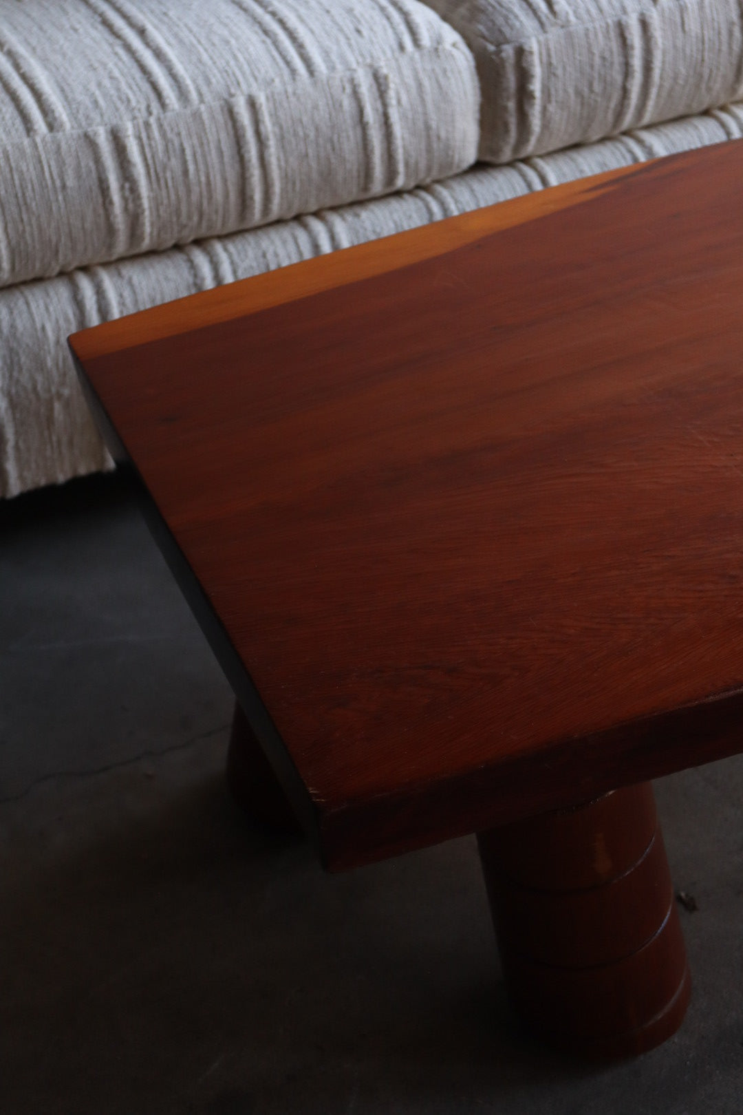 Handmade Redwood Coffee Table