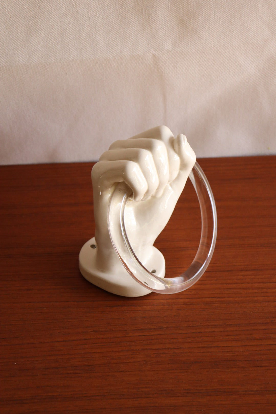 Nancy Funk Ceramic Hand Towel Holder