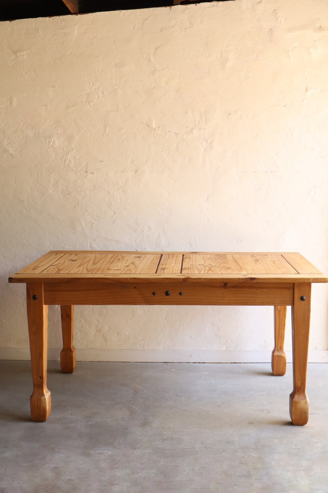 Rustic Pine Dining Table