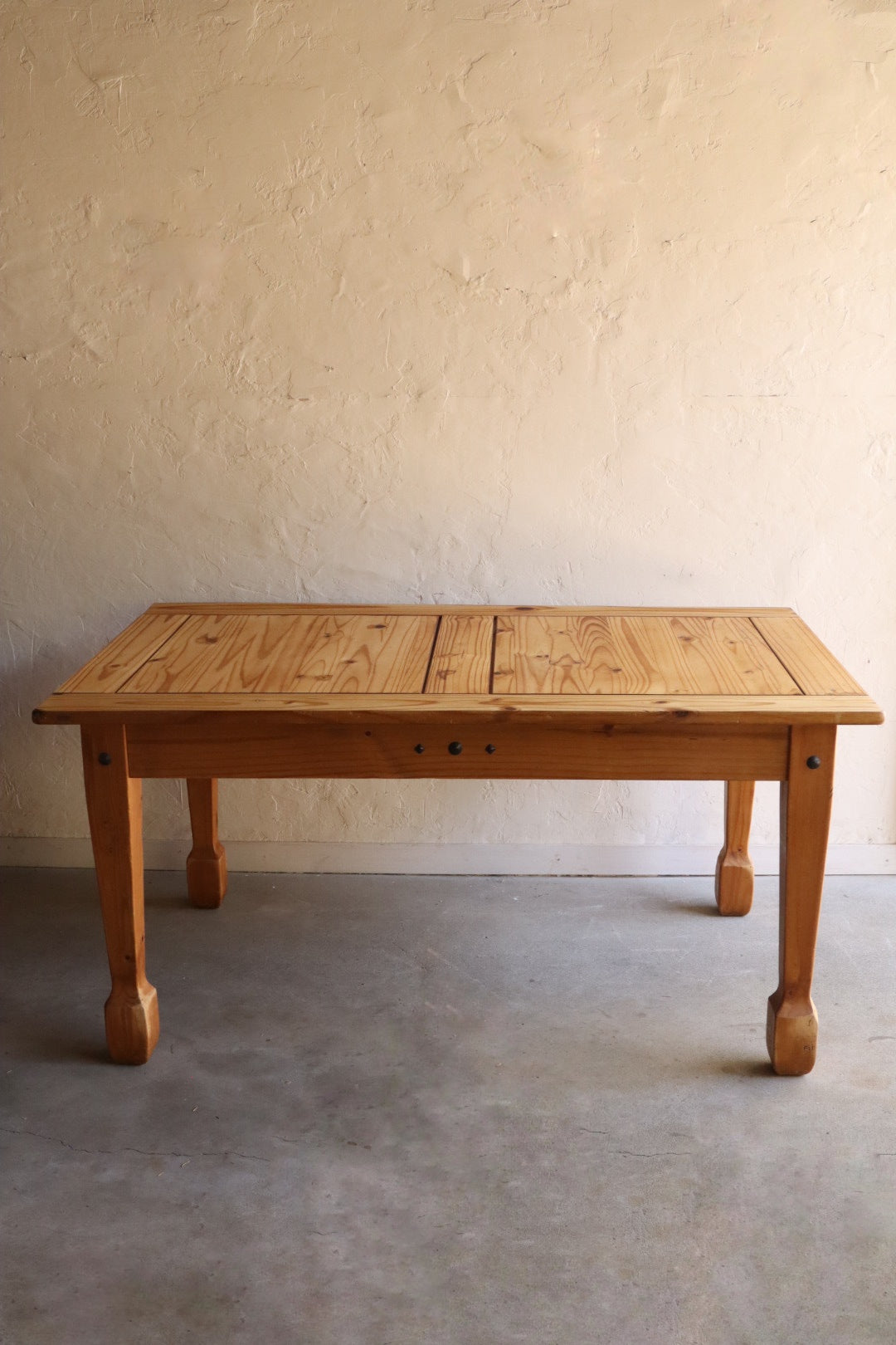 Rustic Pine Dining Table