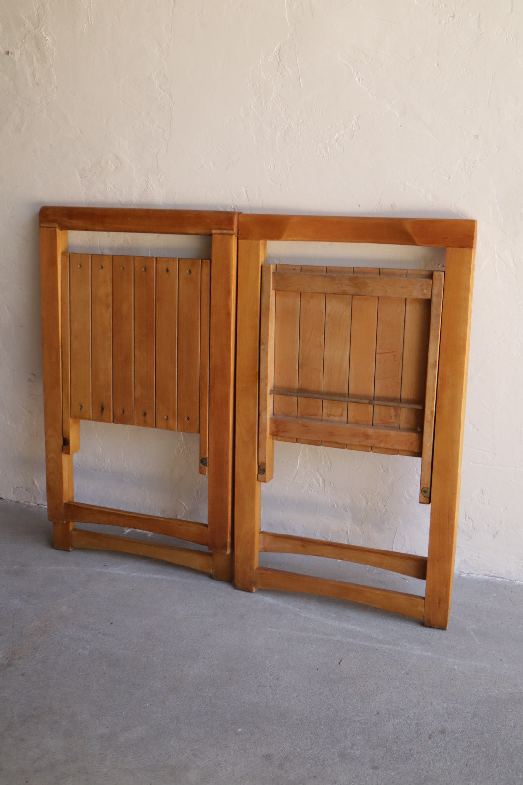 Pair of Aldo Jacober Folding Chairs