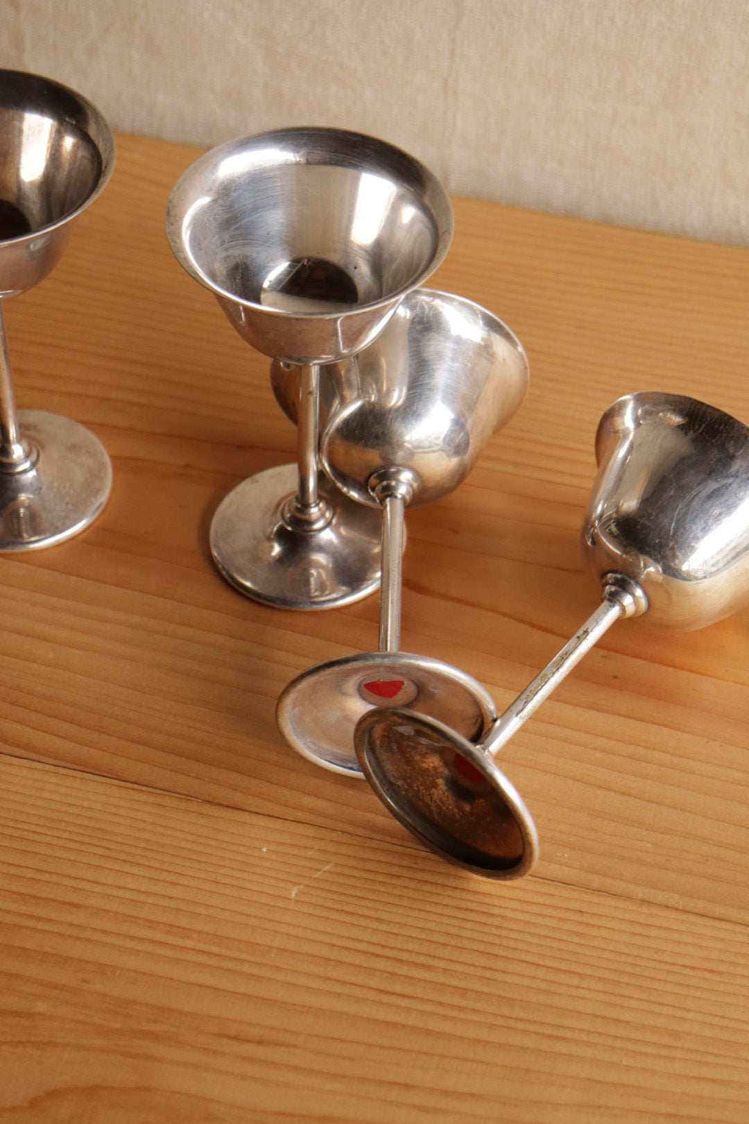 Silver Wine Goblets